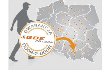 GDE Polska poleca produkty z gwarancją DOOR-2-DOOR